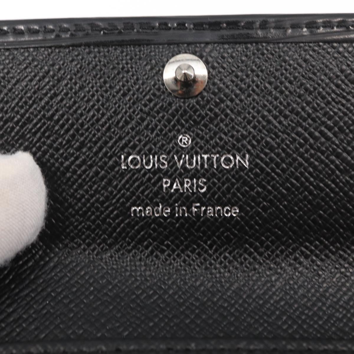 LOUIS VUITTON Epi Multicles 4 Key Case Noir M63822 LV Auth am10266V