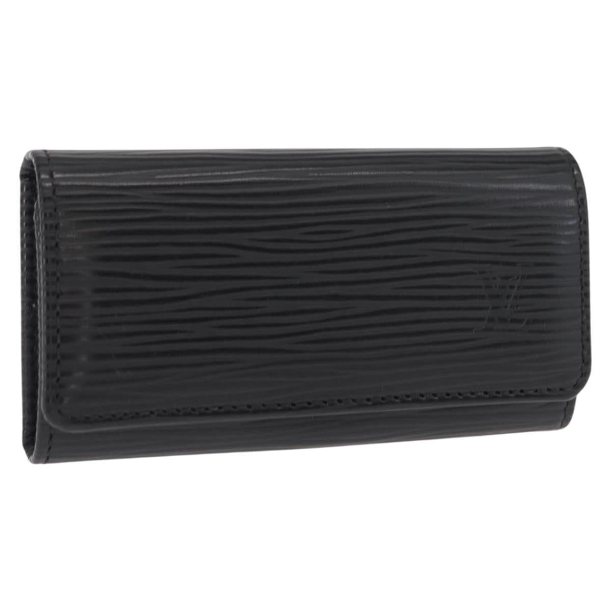 LOUIS VUITTON Epi Multicles 4 Key Case Noir M63822 LV Auth am10266V