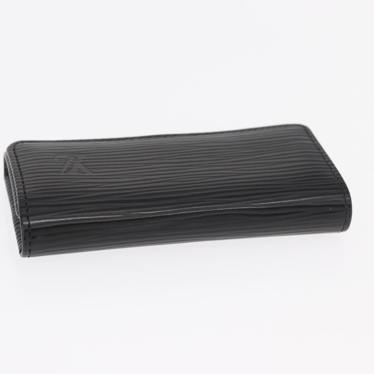 LOUIS VUITTON Epi Multicles 4 Key Case Noir M63822 LV Auth am10266V
