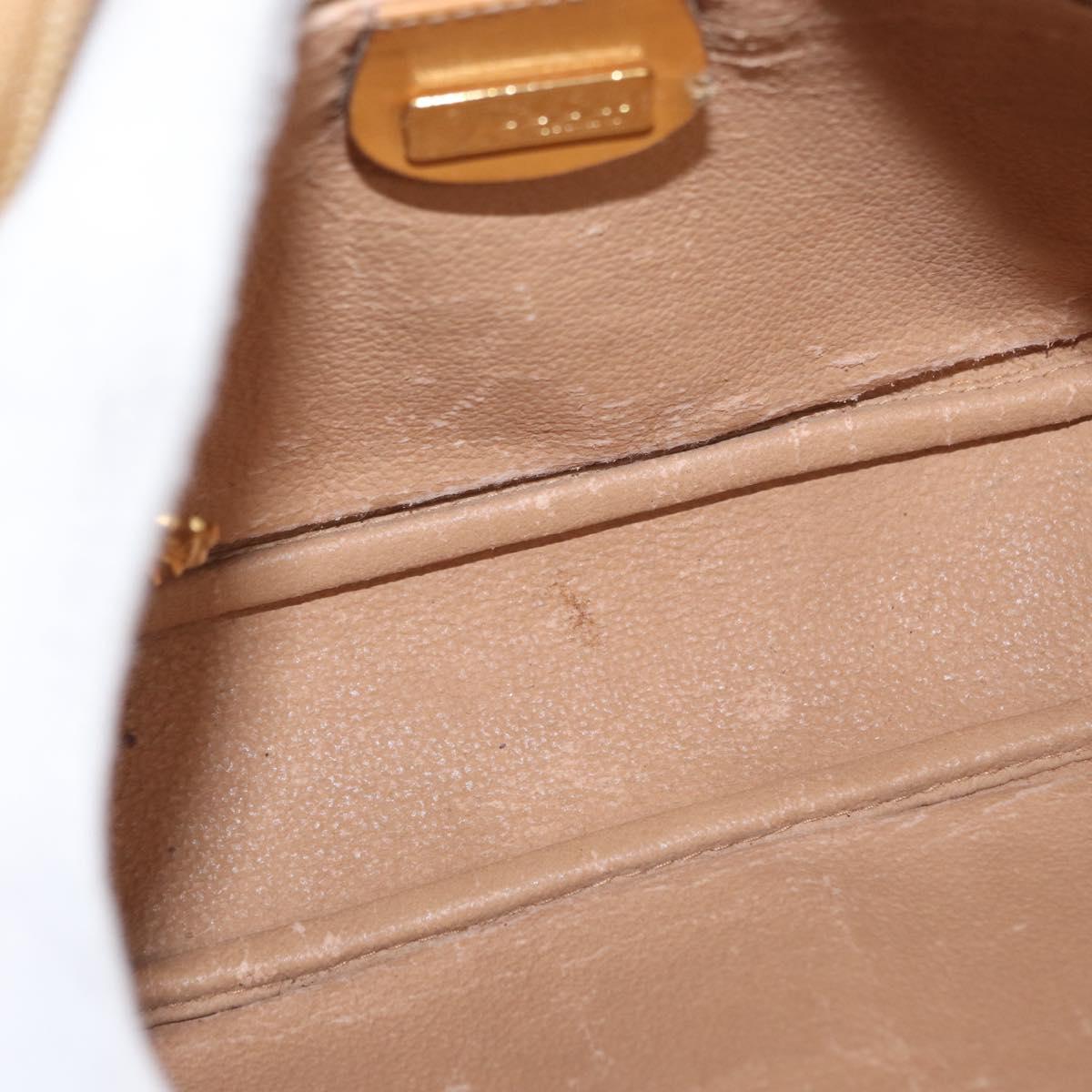 GUCCI Micro GG Supreme Shoulder Bag PVC Ivory Gold 007 89 0094 Auth am10270