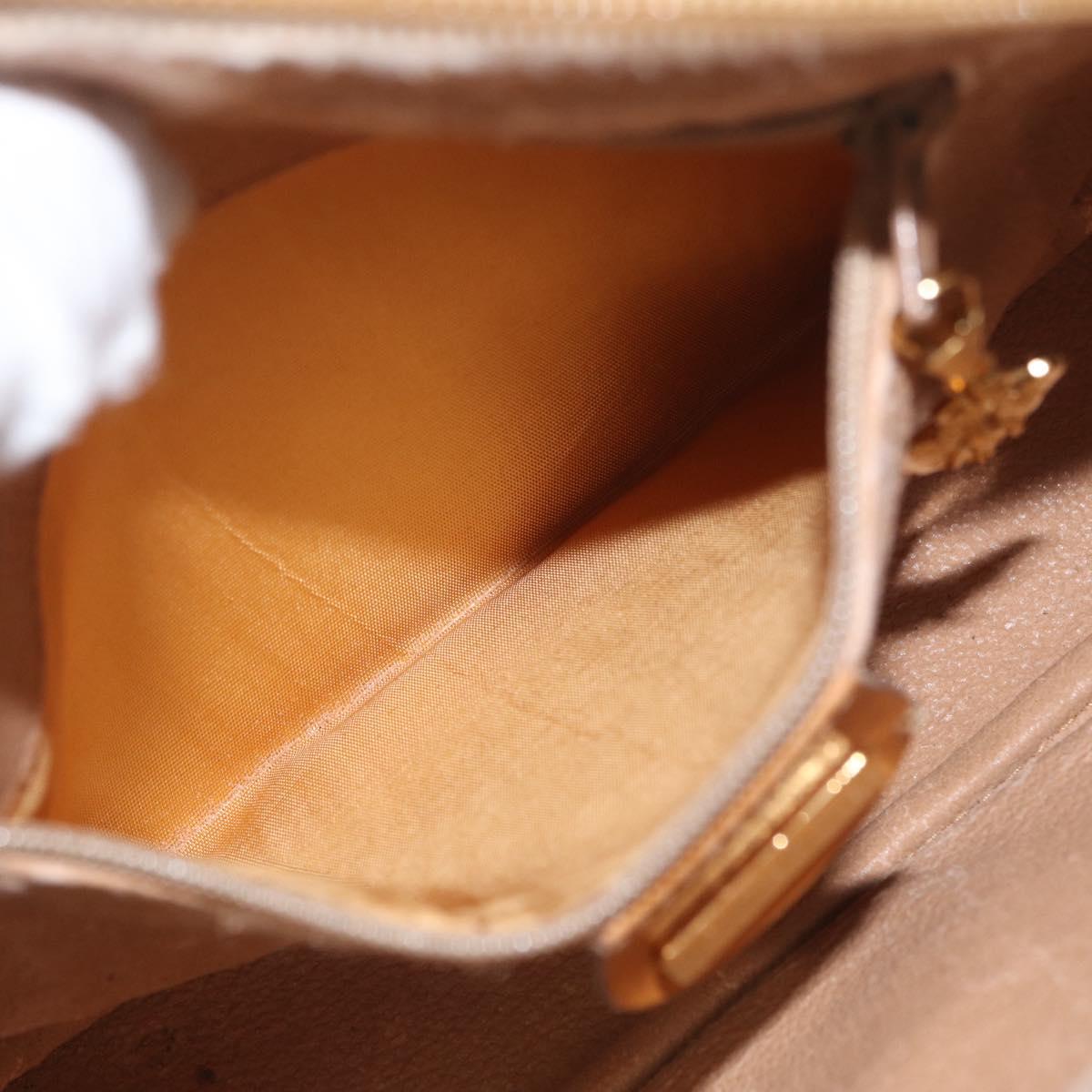 GUCCI Micro GG Supreme Shoulder Bag PVC Ivory Gold 007 89 0094 Auth am10270