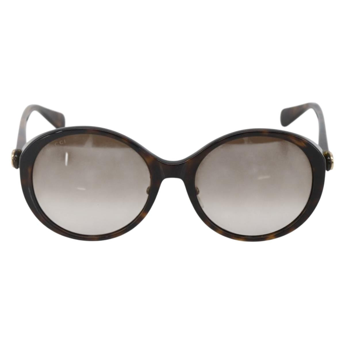 GUCCI Sunglasses plastic Dark Brown Auth am10283V