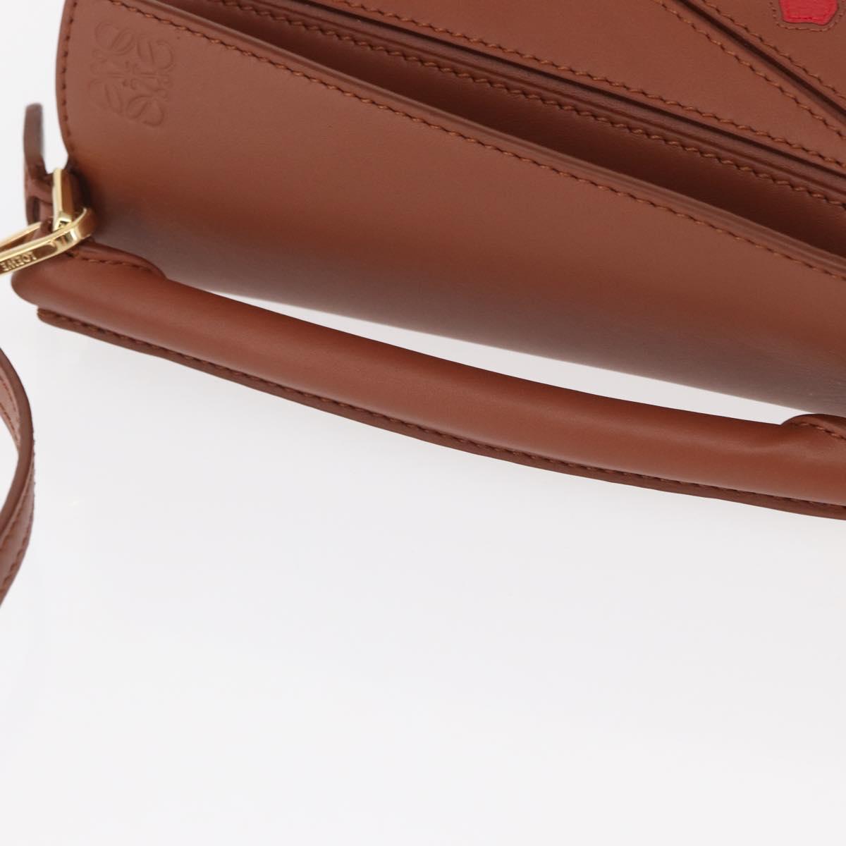 LOEWE Mini Puzzle Loewe x Studio Ghibli Calcifer Bag 2way Brown Auth am10317SM