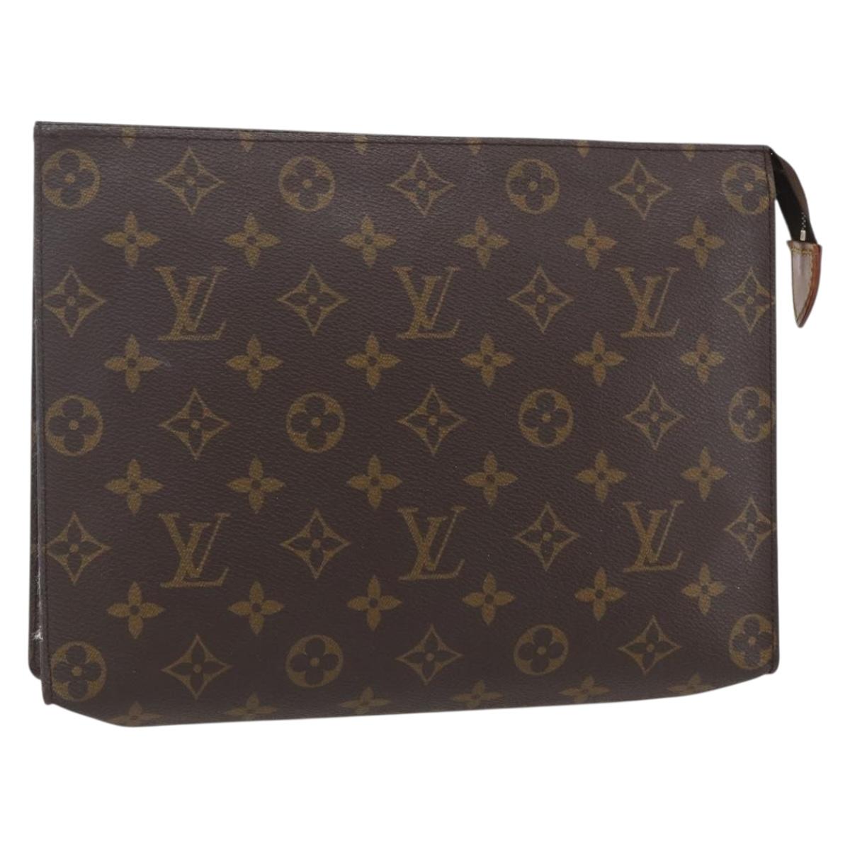 LOUIS VUITTON Monogram Poche Toilette 26 Pouch M47542 LV Auth am10350