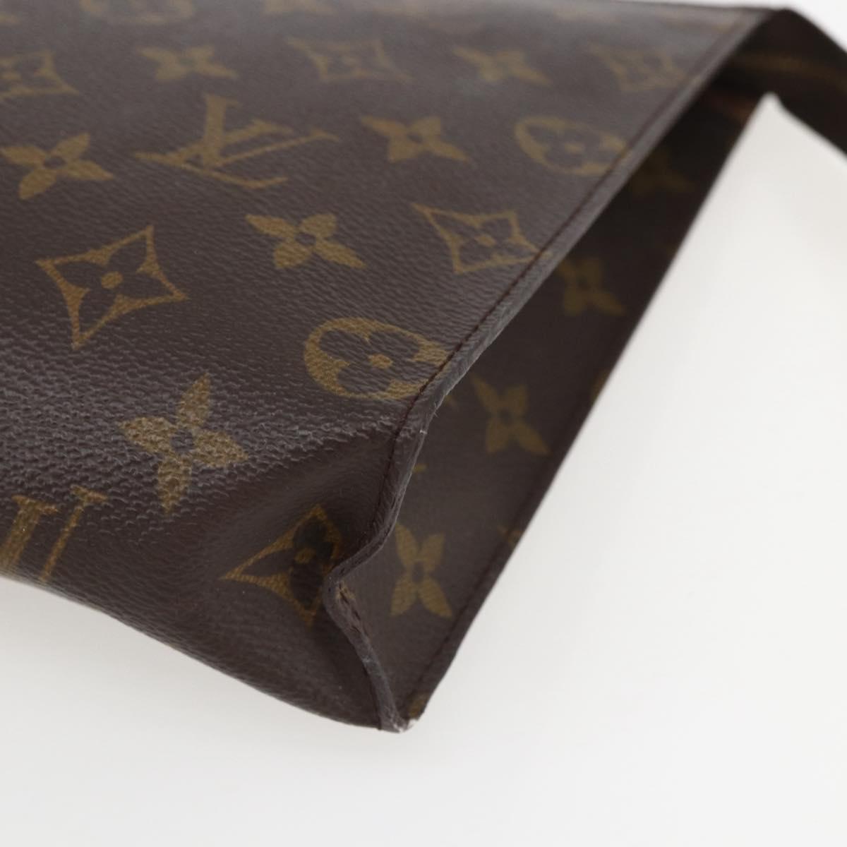 LOUIS VUITTON Monogram Poche Toilette 26 Pouch M47542 LV Auth am10350