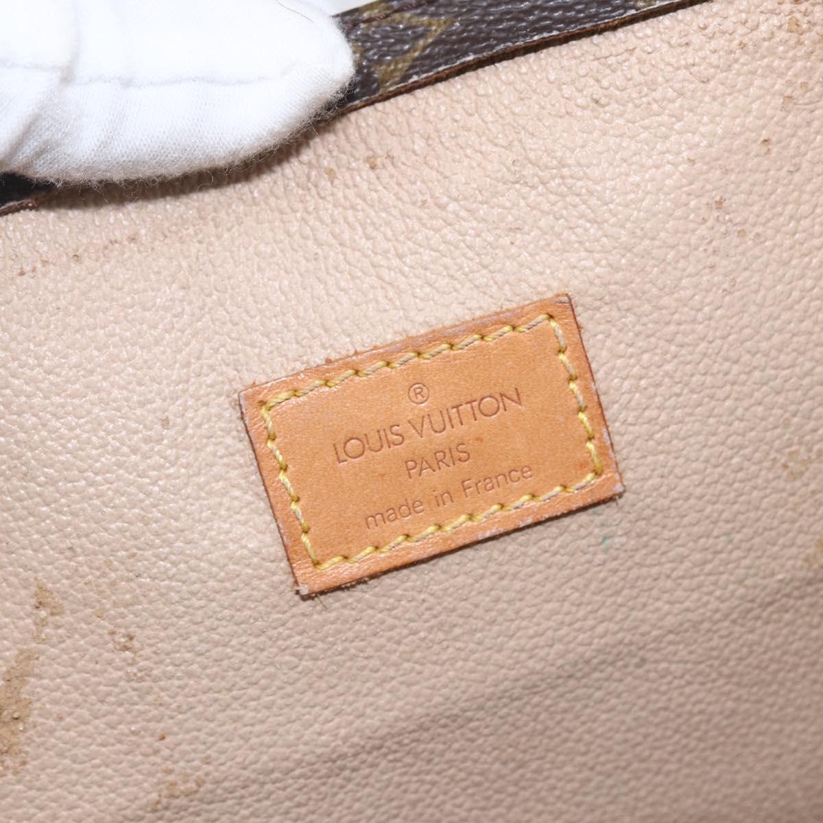 LOUIS VUITTON Monogram Sac Plat Hand Bag M51140 LV Auth am10353