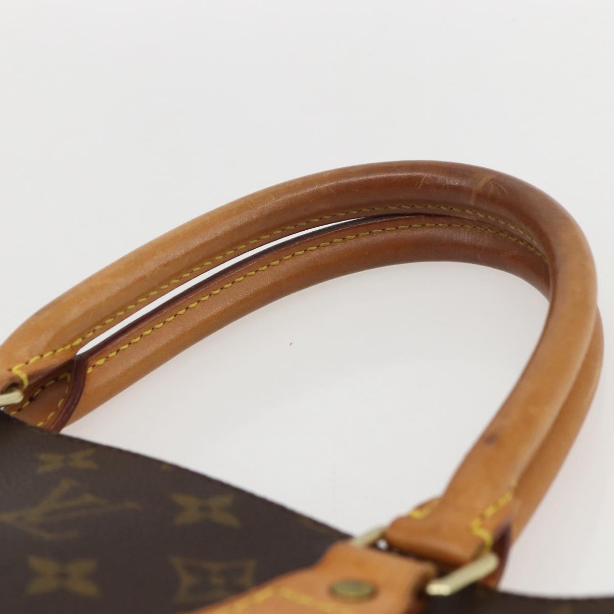 LOUIS VUITTON Monogram Sac Plat Hand Bag M51140 LV Auth am10353