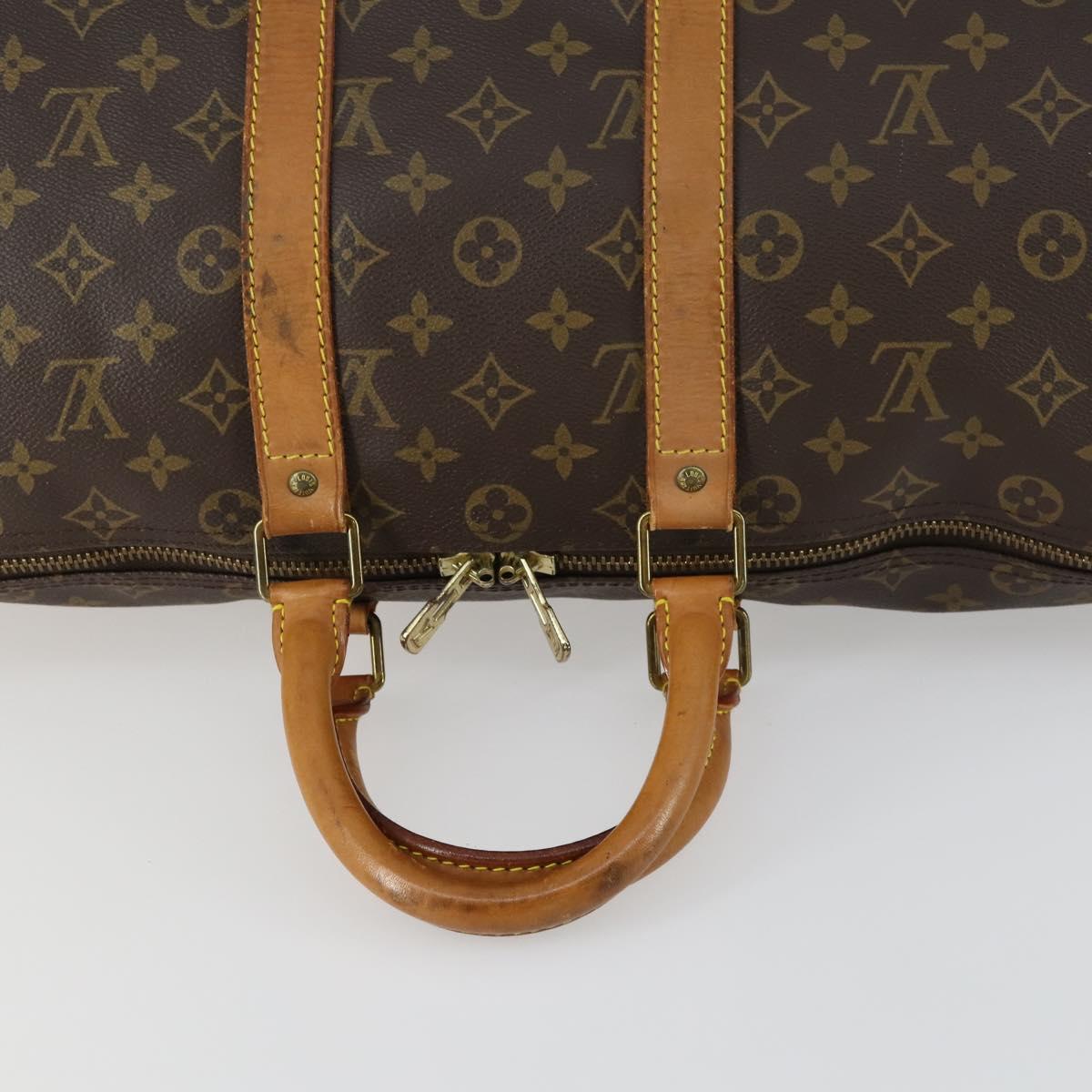 LOUIS VUITTON Monogram Keepall 45 Boston Bag M41428 LV Auth am10368