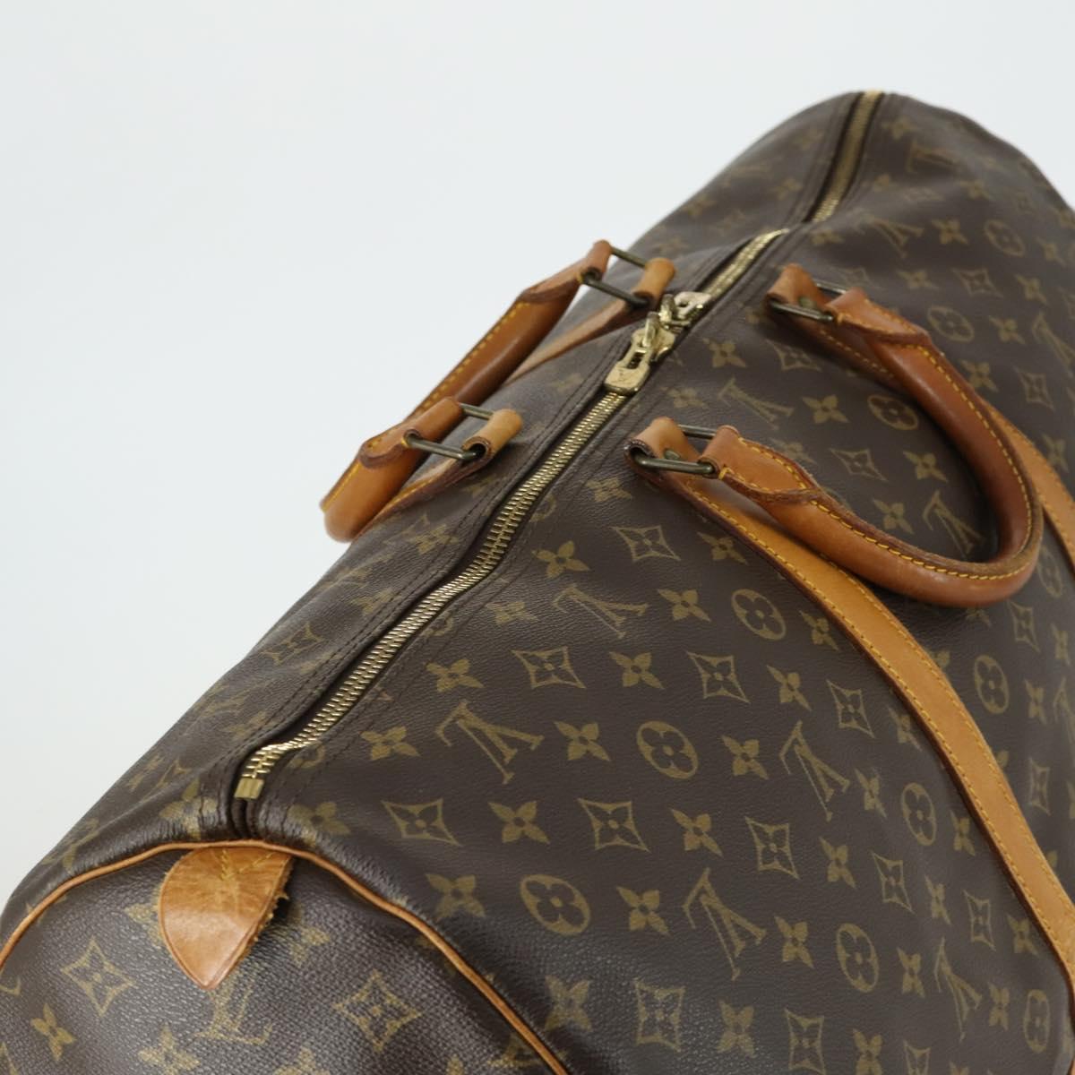 LOUIS VUITTON Monogram Keepall 60 Boston Bag M41422 LV Auth am10371