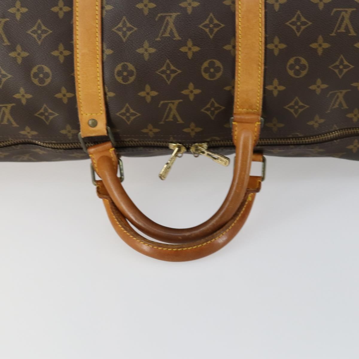 LOUIS VUITTON Monogram Keepall 60 Boston Bag M41422 LV Auth am10371