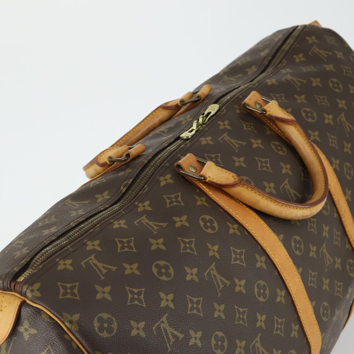LOUIS VUITTON Monogram Keepall 60 Boston Bag M41422 LV Auth am10374