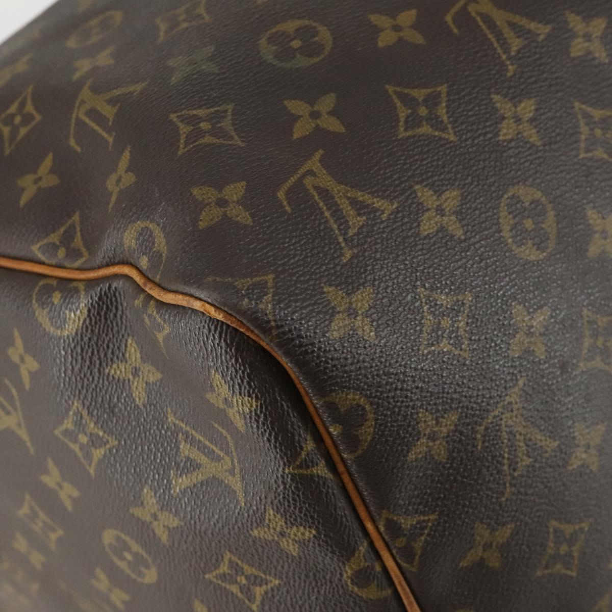 LOUIS VUITTON Monogram Keepall 55 Boston Bag M41424 LV Auth am10375