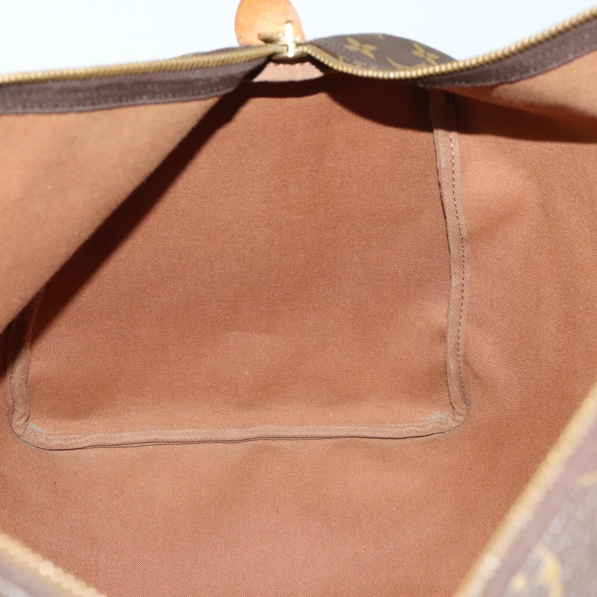 LOUIS VUITTON Monogram Keepall 55 Boston Bag M41424 LV Auth am10375