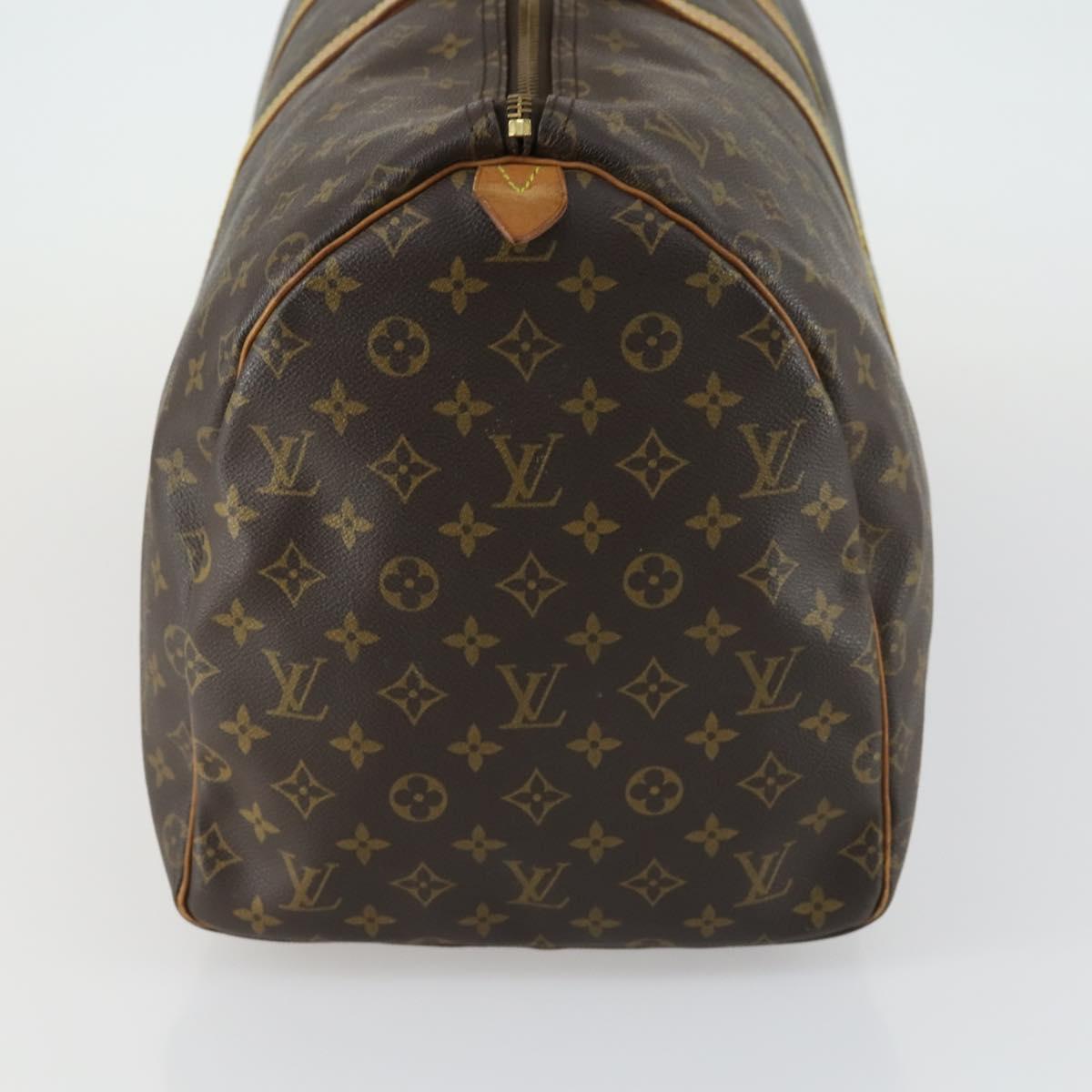 LOUIS VUITTON Monogram Keepall 55 Boston Bag M41424 LV Auth am10375