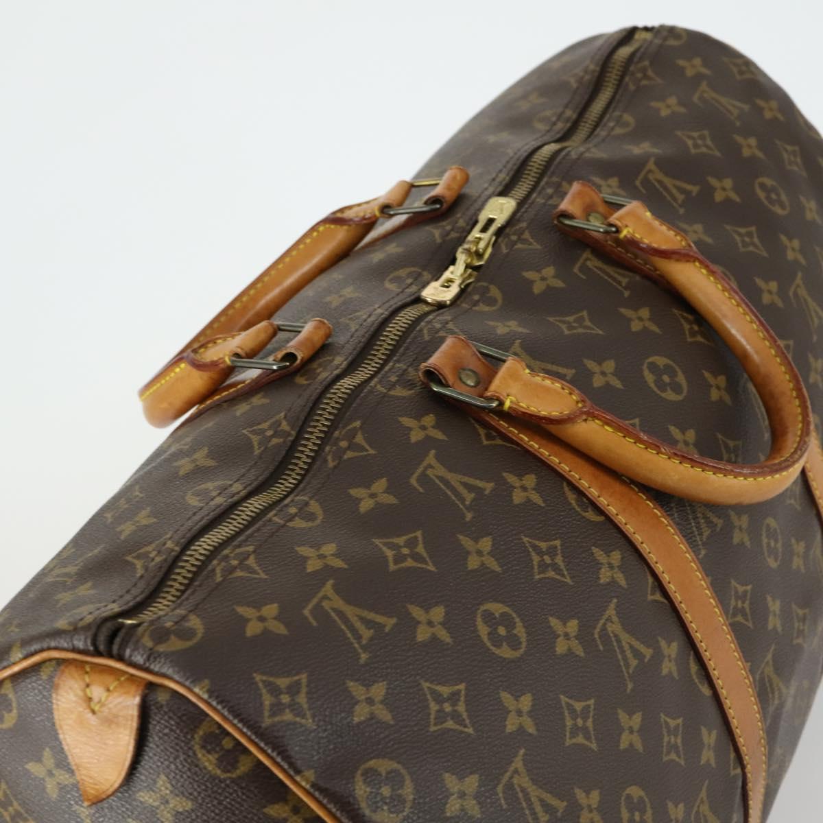 LOUIS VUITTON Monogram Keepall 50 Boston Bag M41426 LV Auth am10377