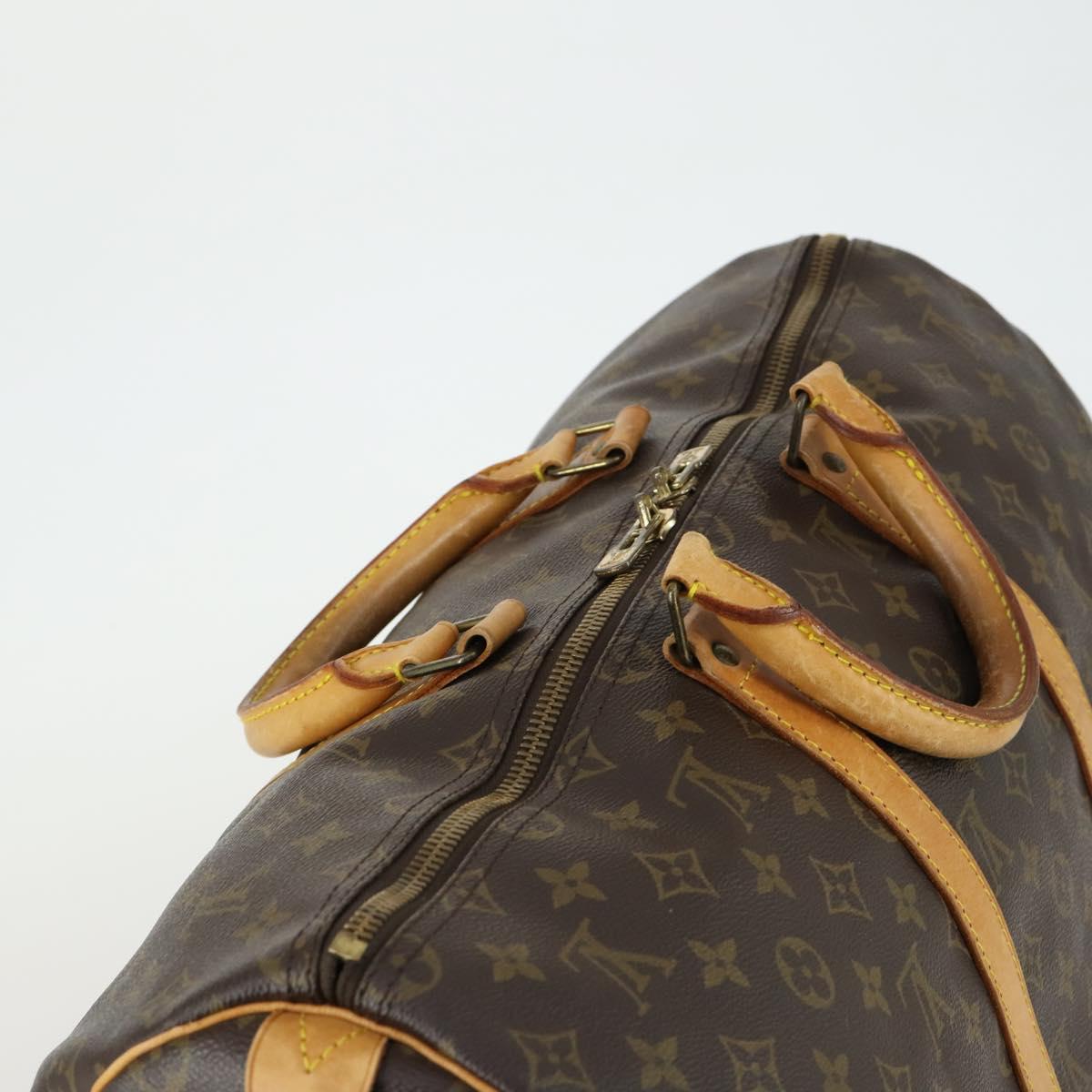LOUIS VUITTON Monogram Keepall 50 Boston Bag M41426 LV Auth am10378