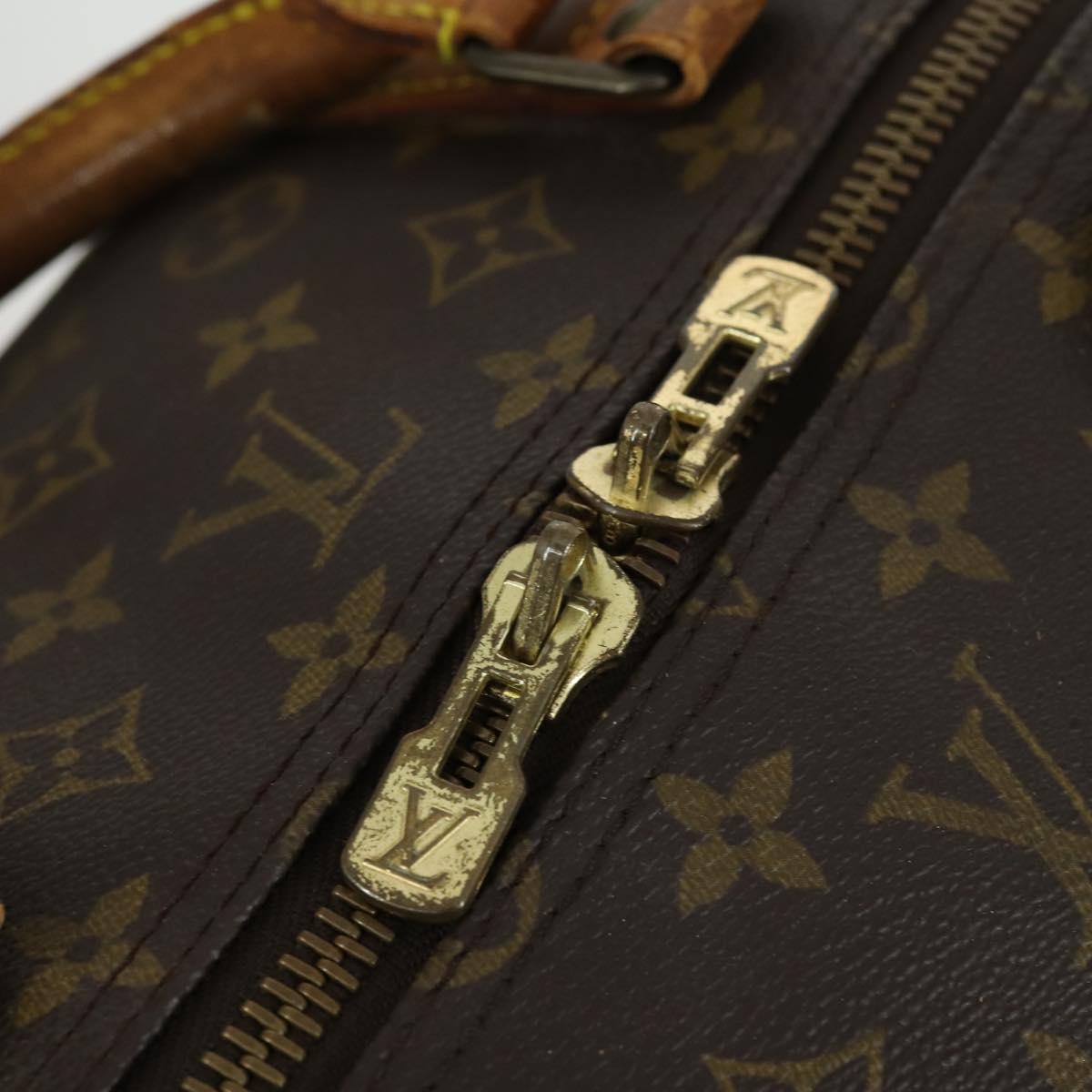 LOUIS VUITTON Monogram Keepall Bandouliere 60 Boston Bag M41412 LV Auth am10381