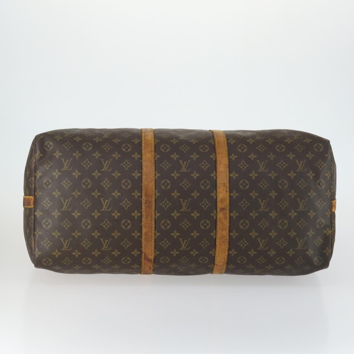 LOUIS VUITTON Monogram Keepall Bandouliere 60 Boston Bag M41412 LV Auth am10381