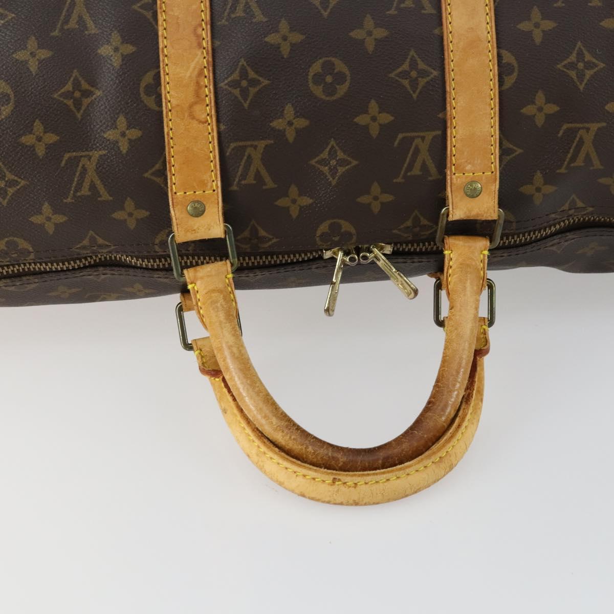 LOUIS VUITTON Monogram Keepall 50 Boston Bag M41426 LV Auth am10385