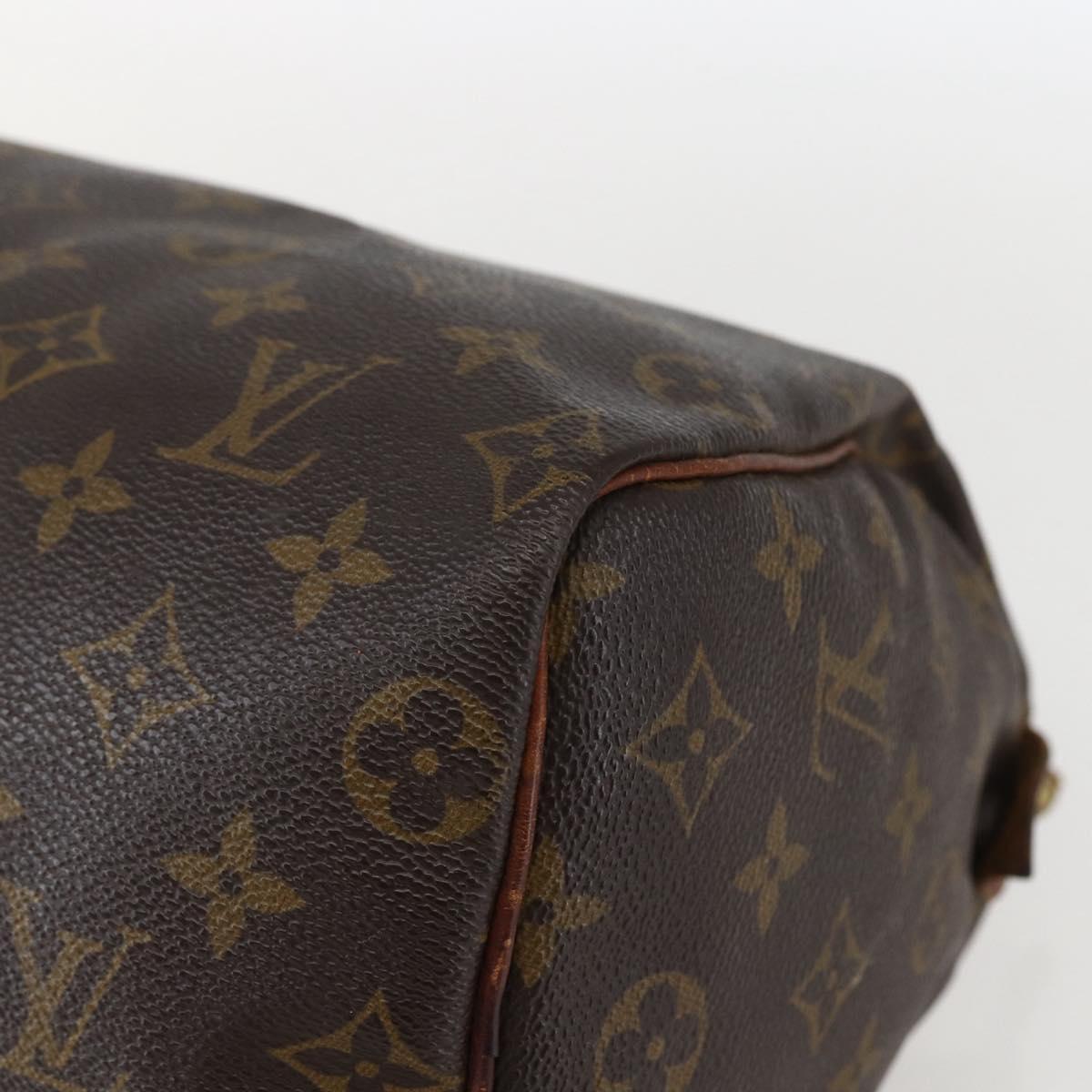 LOUIS VUITTON Monogram Speedy 25 Hand Bag M41528 LV Auth am10389