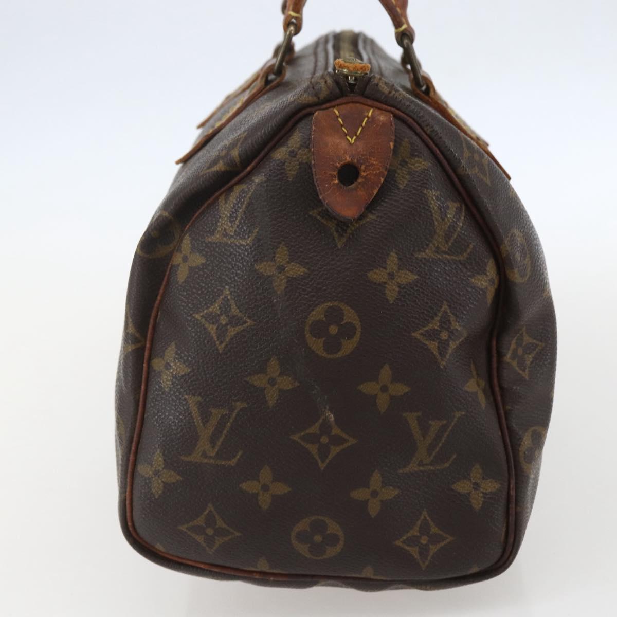 LOUIS VUITTON Monogram Speedy 25 Hand Bag M41528 LV Auth am10389
