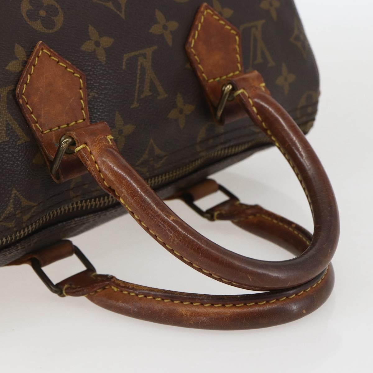 LOUIS VUITTON Monogram Speedy 25 Hand Bag M41528 LV Auth am10389