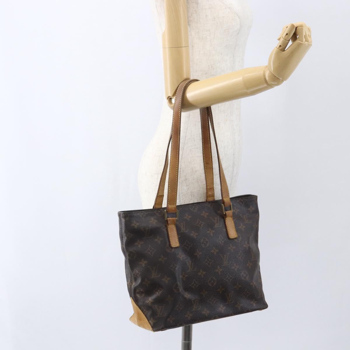 LOUIS VUITTON Monogram Cabas Piano Tote Bag M51148 LV Auth am10391