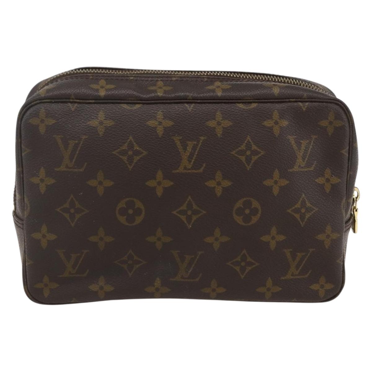 LOUIS VUITTON Monogram Trousse Toilette 23 Clutch Bag M47524 LV Auth am10394