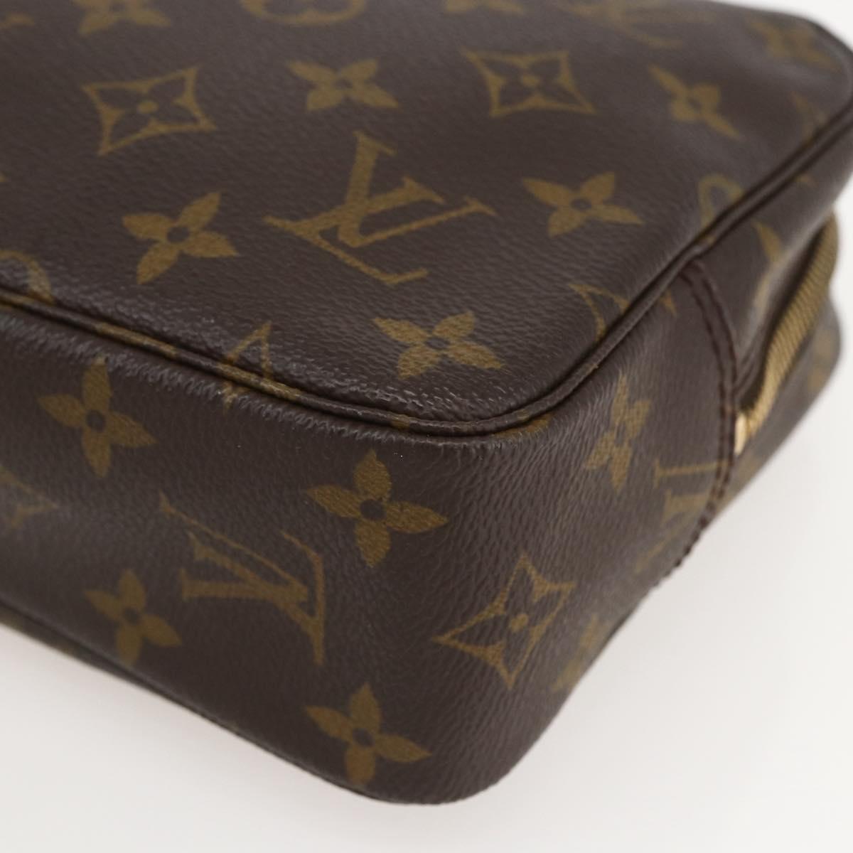 LOUIS VUITTON Monogram Trousse Toilette 23 Clutch Bag M47524 LV Auth am10394