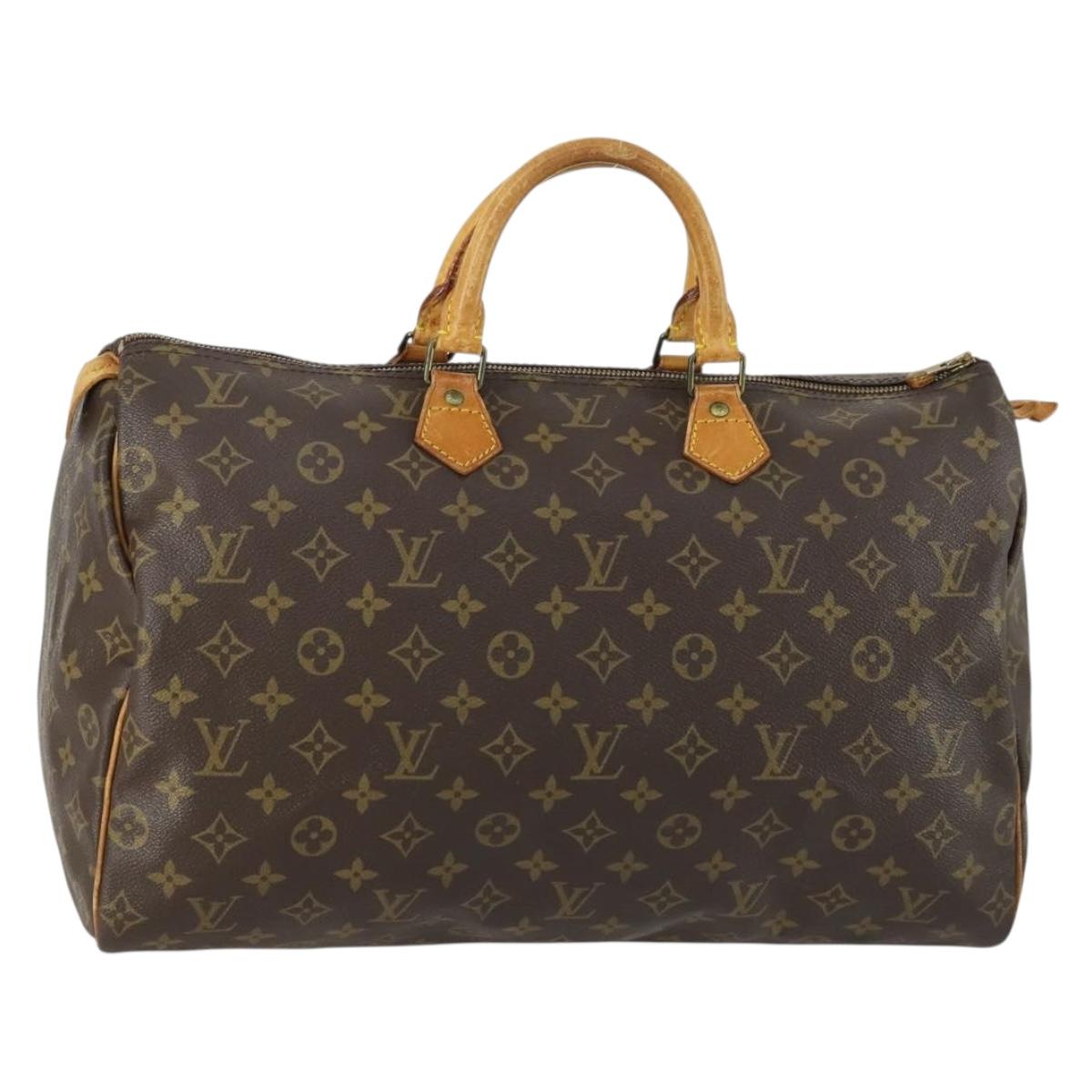 LOUIS VUITTON Monogram Speedy 40 Hand Bag M41522 LV Auth am10399