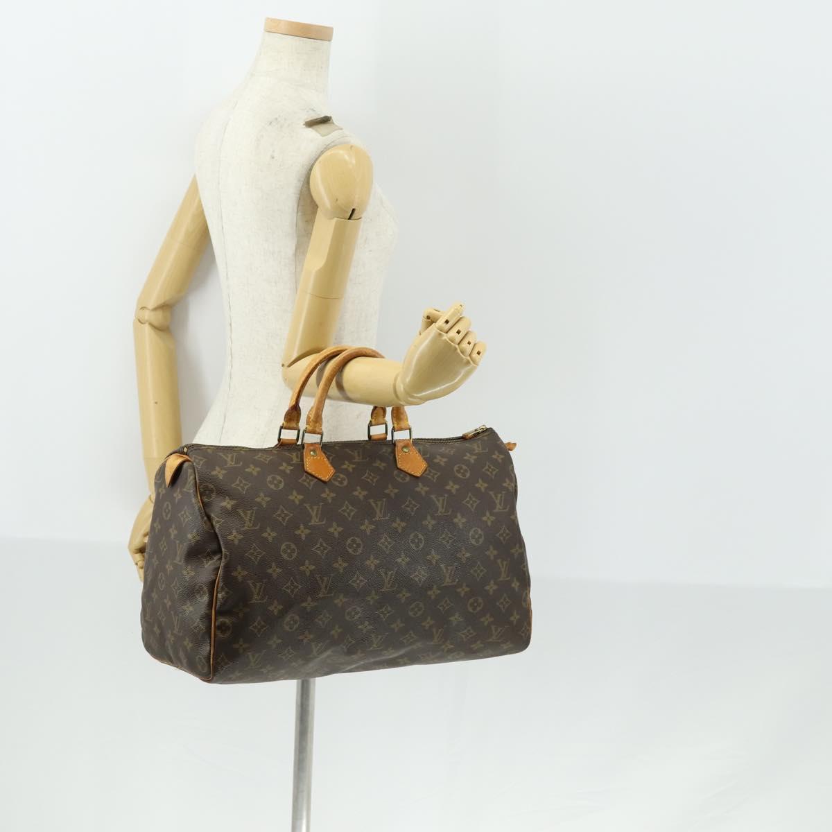 LOUIS VUITTON Monogram Speedy 40 Hand Bag M41522 LV Auth am10399