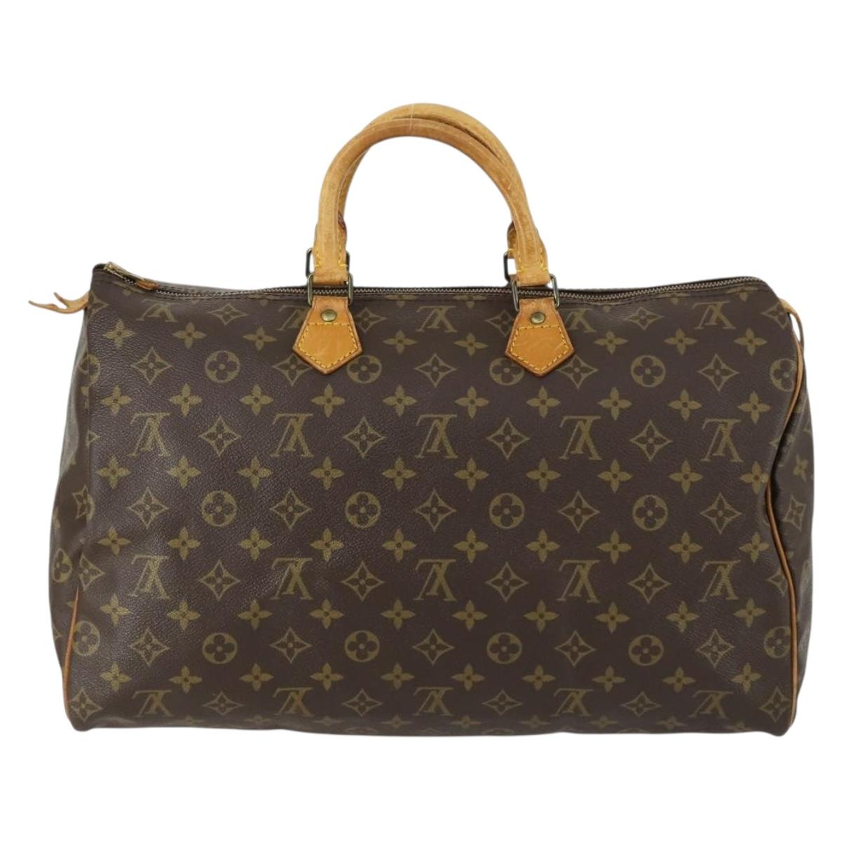 LOUIS VUITTON Monogram Speedy 40 Hand Bag M41522 LV Auth am10399