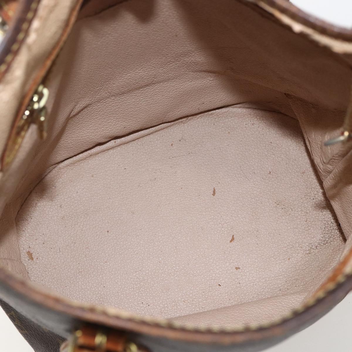 LOUIS VUITTON Monogram Bucket PM Shoulder Bag M42238 LV Auth am10400