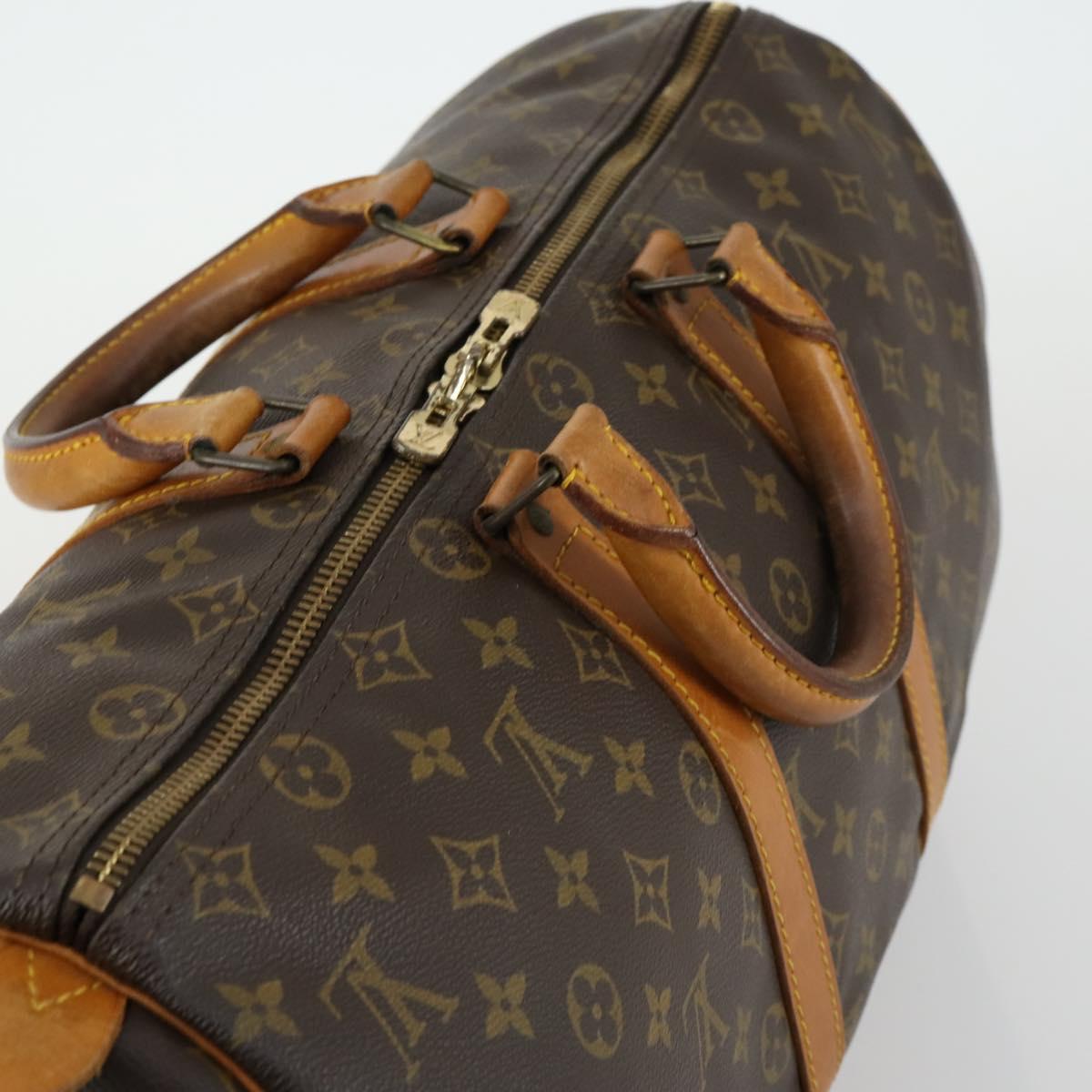 LOUIS VUITTON Monogram Keepall 45 Boston Bag M41428 LV Auth am10404