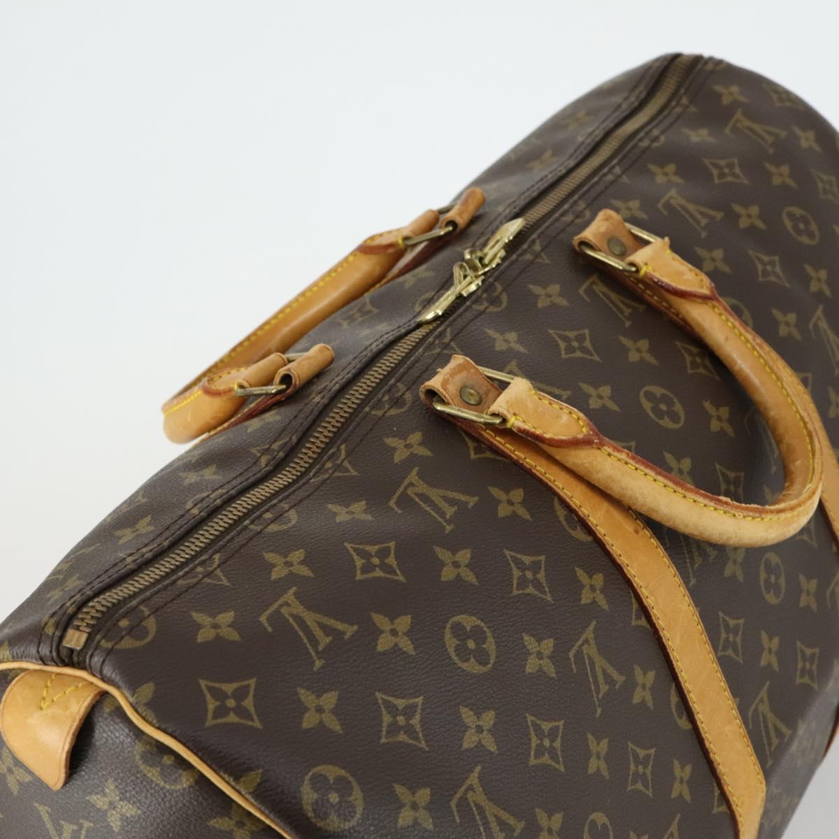 LOUIS VUITTON Monogram Keepall 50 Boston Bag M41426 LV Auth am10405