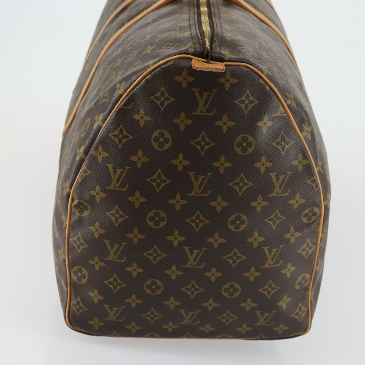 LOUIS VUITTON Monogram Keepall 60 Boston Bag M41422 LV Auth am10407