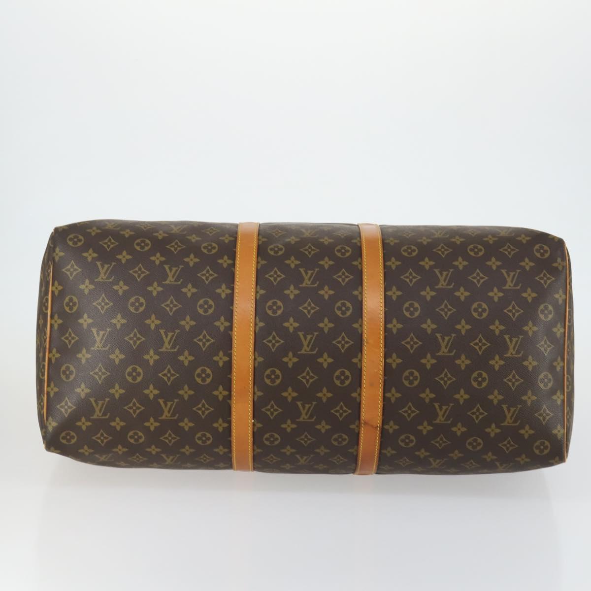 LOUIS VUITTON Monogram Keepall 60 Boston Bag M41422 LV Auth am10407