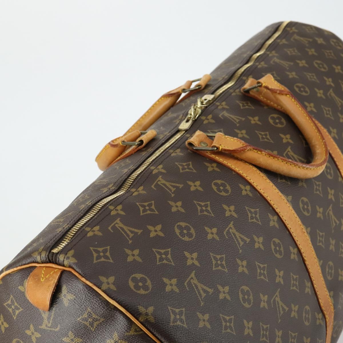 LOUIS VUITTON Monogram Keepall 60 Boston Bag M41422 LV Auth am10408