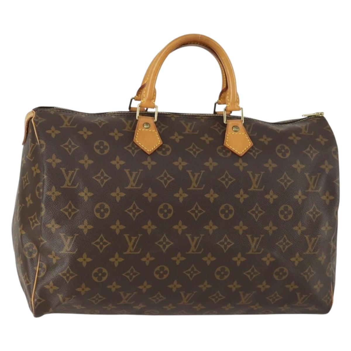 LOUIS VUITTON Monogram Speedy 40 Hand Bag M41522 LV Auth am10410