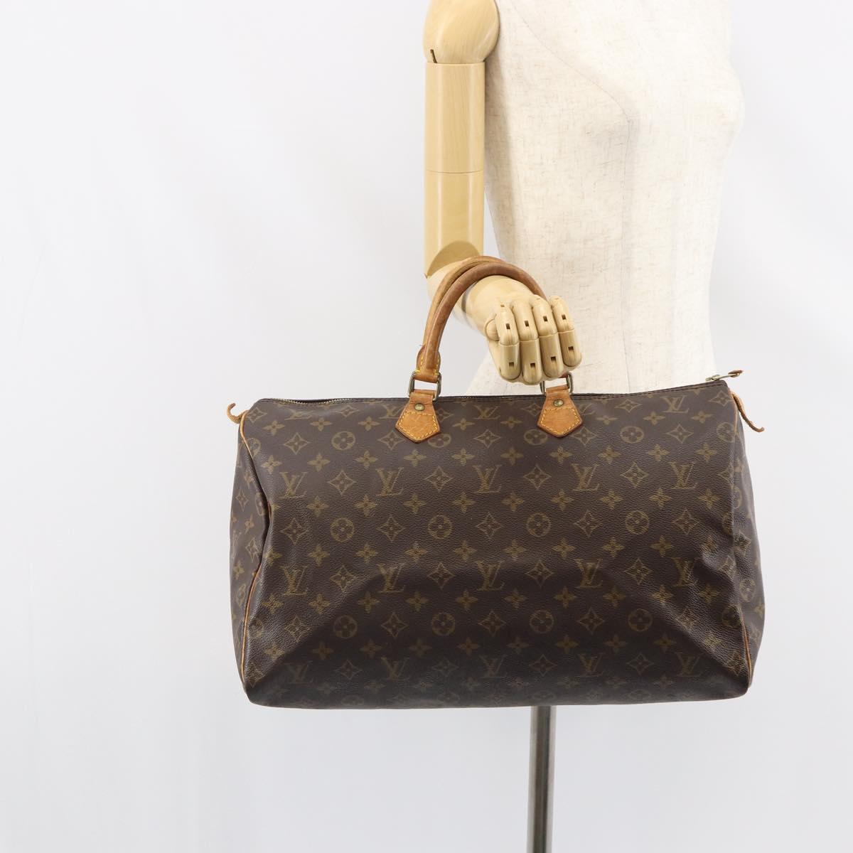 LOUIS VUITTON Monogram Speedy 40 Hand Bag M41522 LV Auth am10411