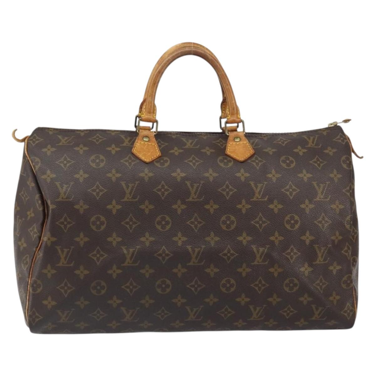 LOUIS VUITTON Monogram Speedy 40 Hand Bag M41522 LV Auth am10411