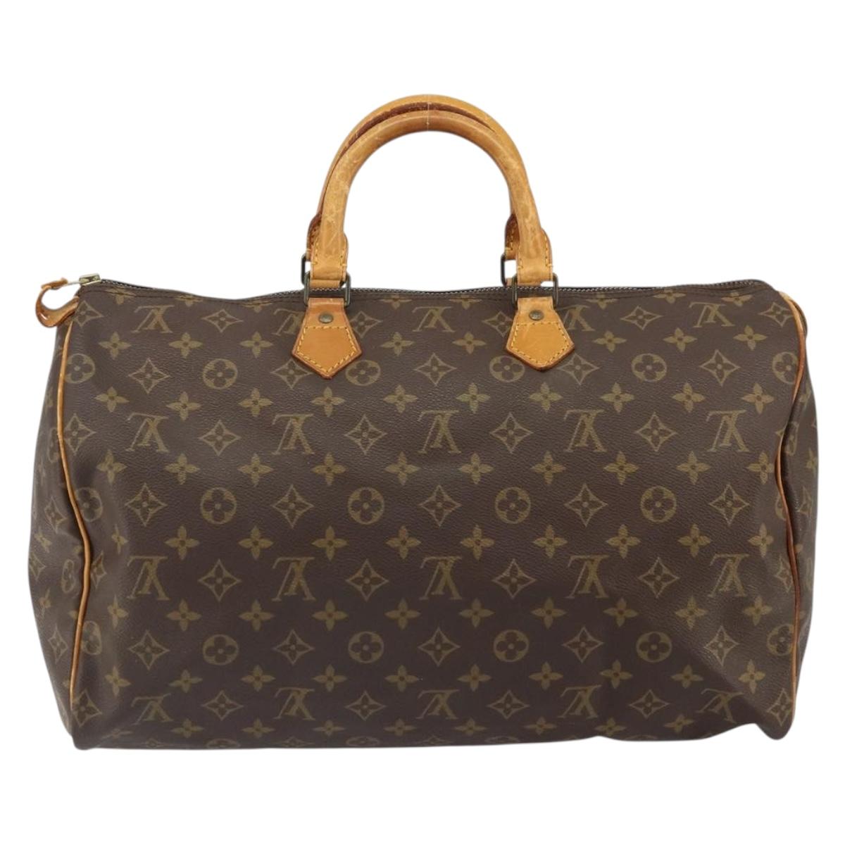 LOUIS VUITTON Monogram Speedy 40 Hand Bag M41522 LV Auth am10412