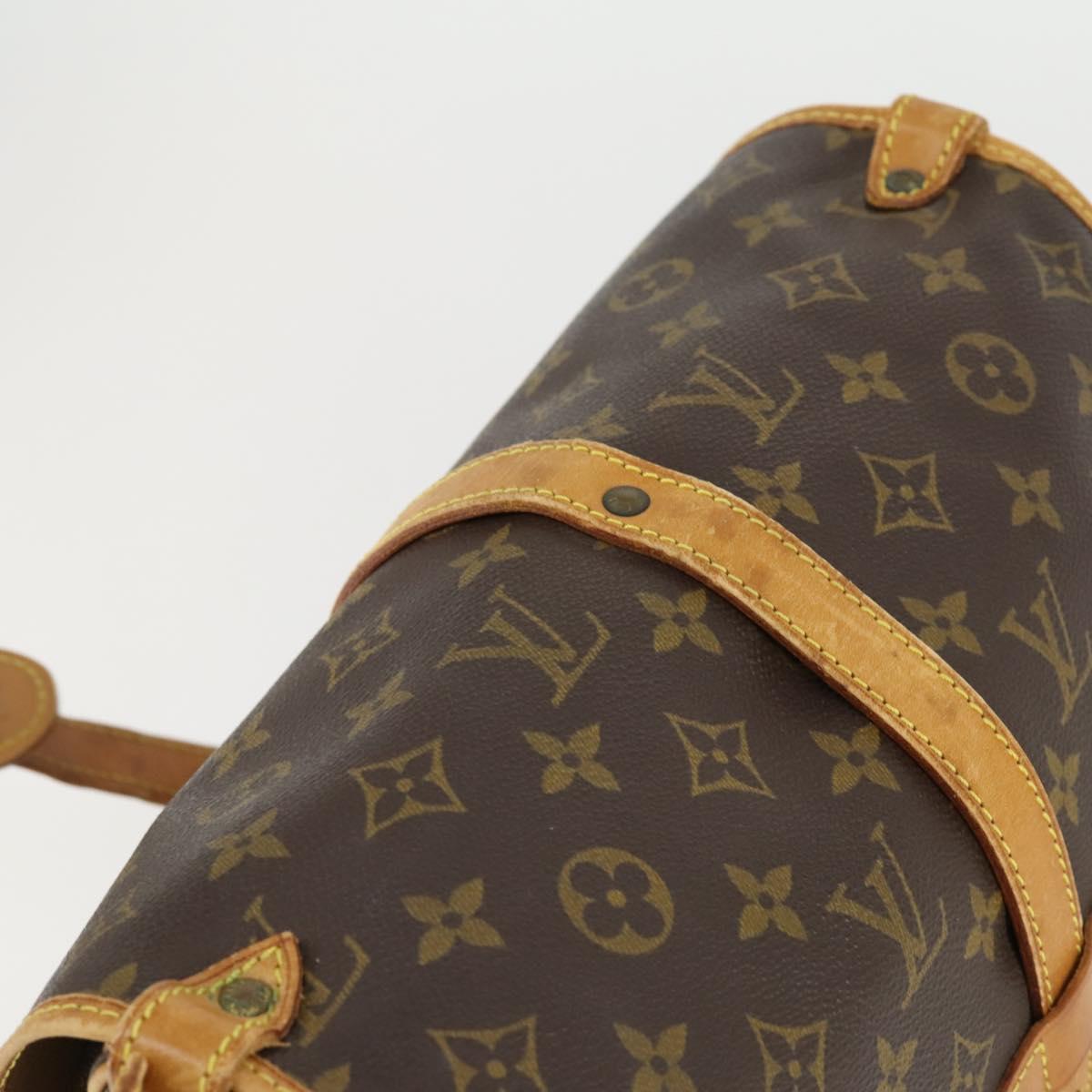 LOUIS VUITTON Monogram Saumur 30 Shoulder Bag M42256 LV Auth am10418