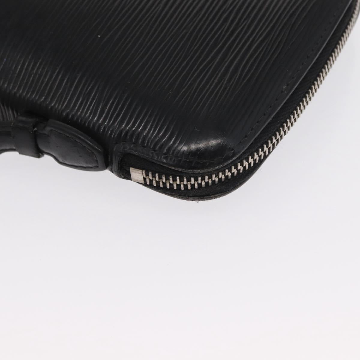 LOUIS VUITTON Epi Organizer Atholl Travel Case Black M63042 LV Auth am10434