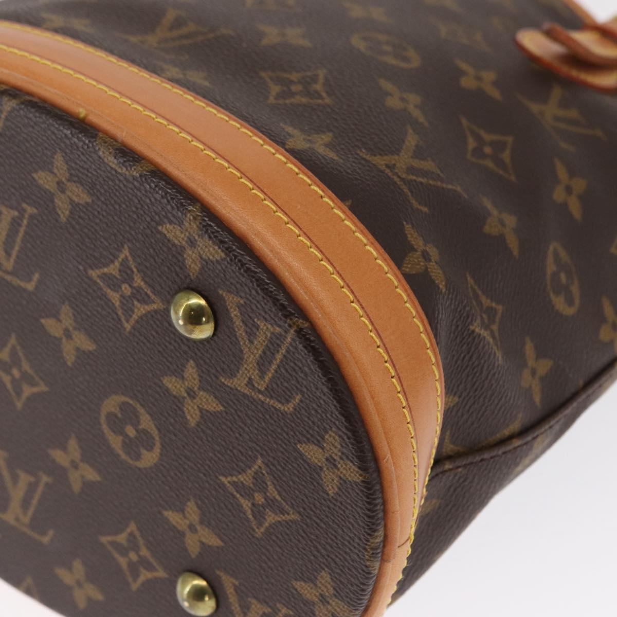 LOUIS VUITTON Monogram Bucket PM Shoulder Bag M42238 LV Auth am10443