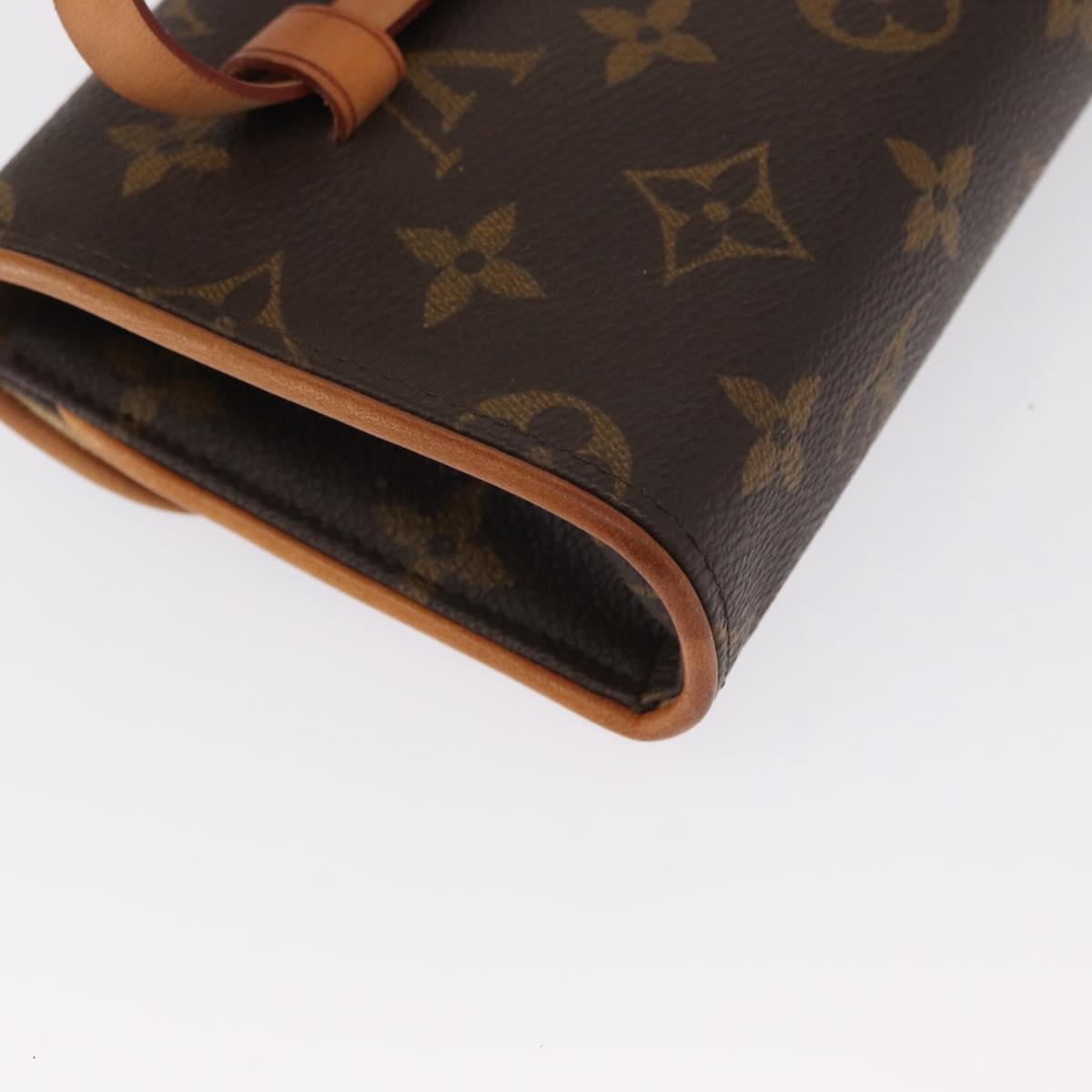 LOUIS VUITTON Monogram Pochette Florentine Waist bag M51855 LV Auth am10458