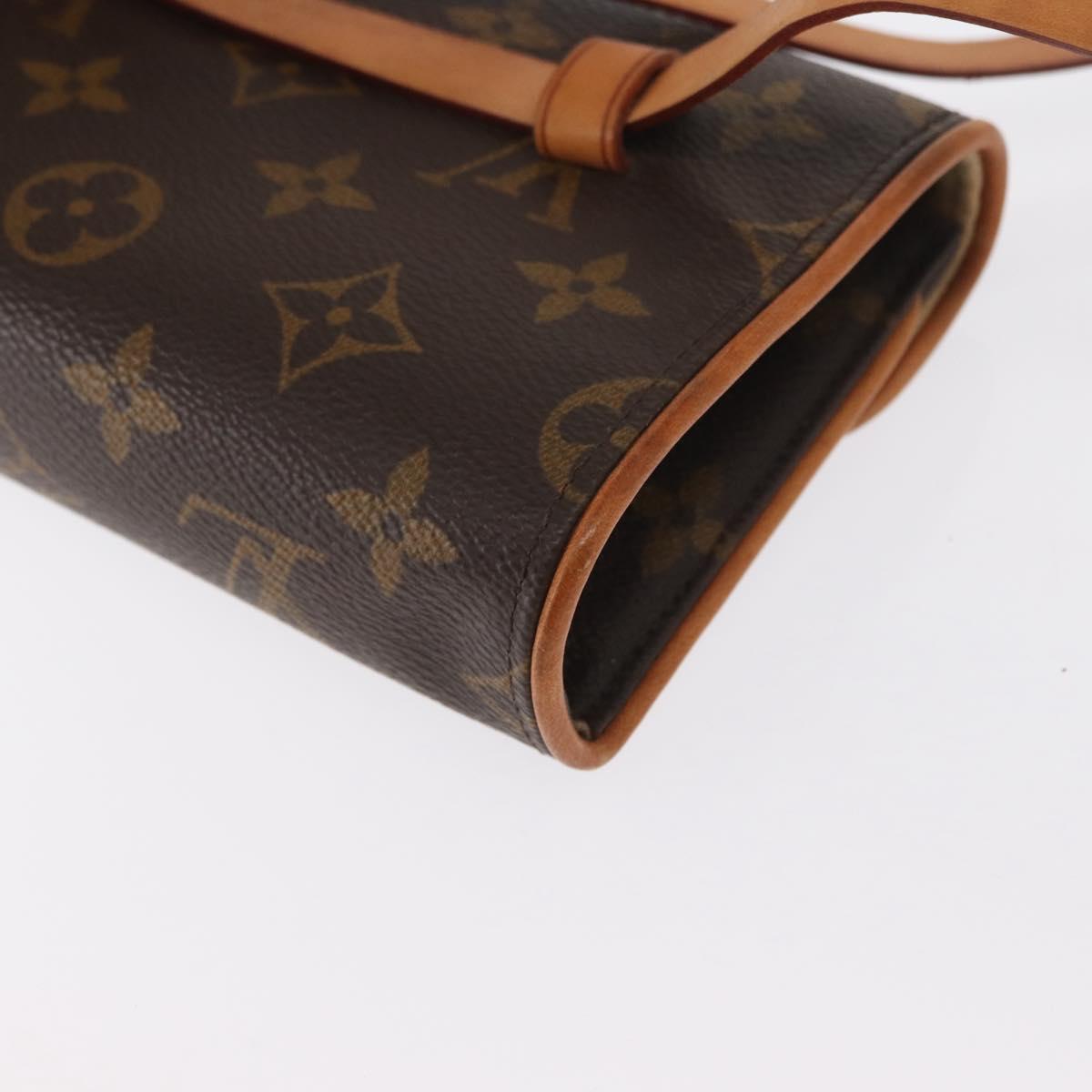 LOUIS VUITTON Monogram Pochette Florentine Waist bag M51855 LV Auth am10458