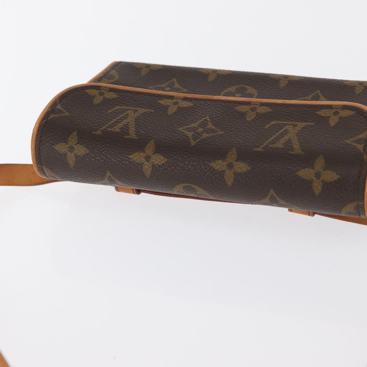 LOUIS VUITTON Monogram Pochette Florentine Waist bag M51855 LV Auth am10458
