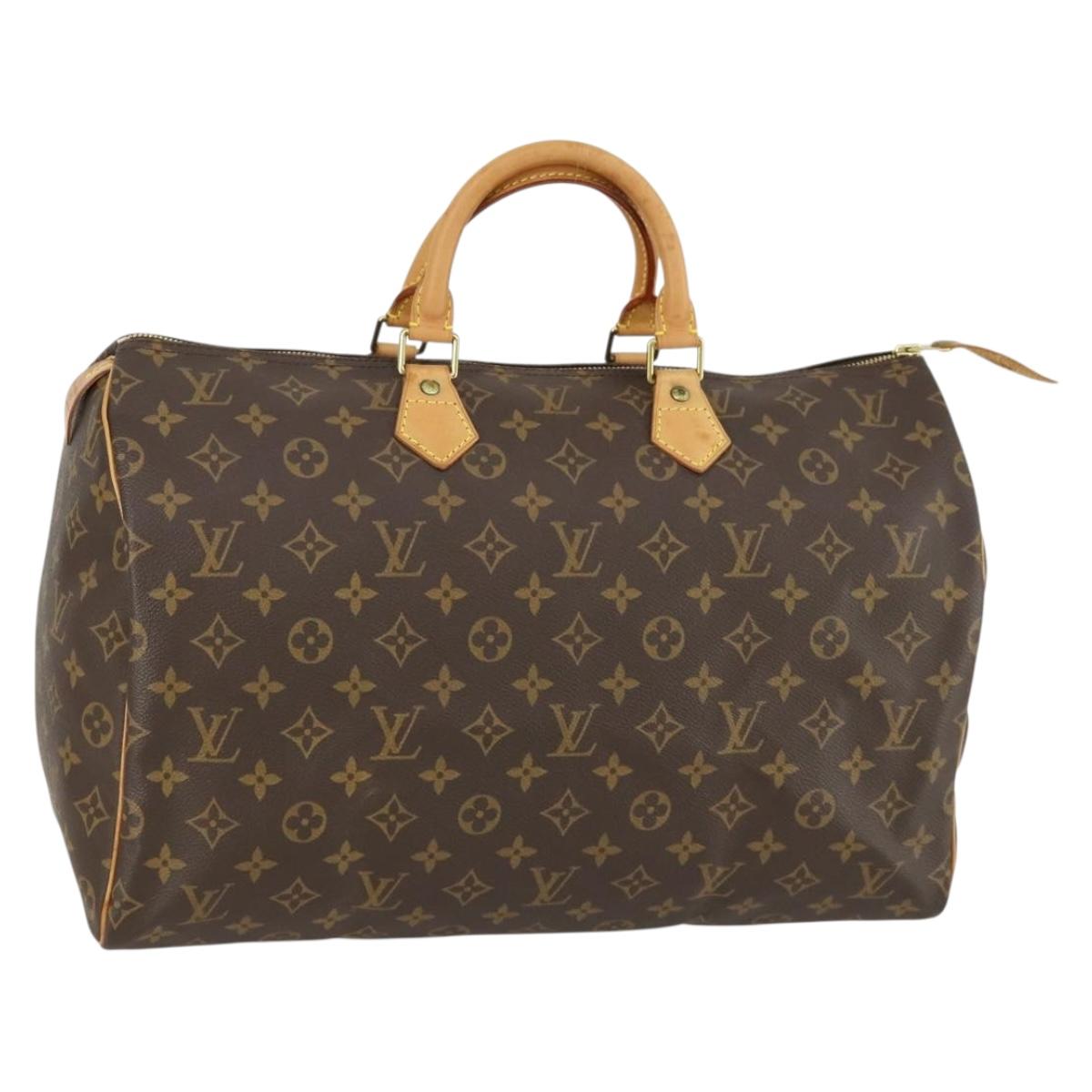 LOUIS VUITTON Monogram Speedy 40 Hand Bag M41522 LV Auth am10484V