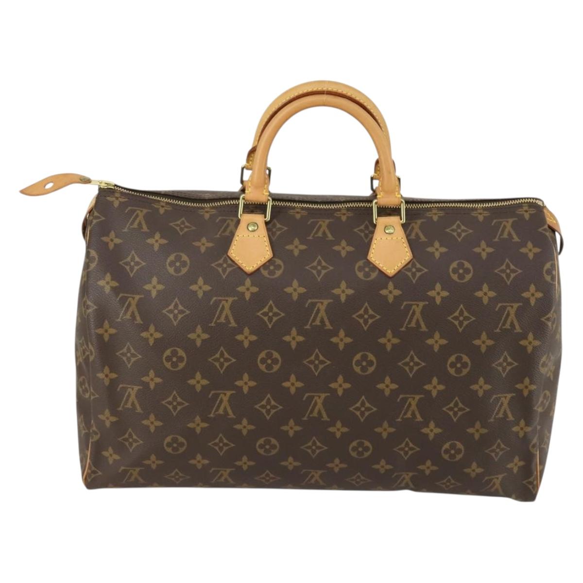 LOUIS VUITTON Monogram Speedy 40 Hand Bag M41522 LV Auth am10484V